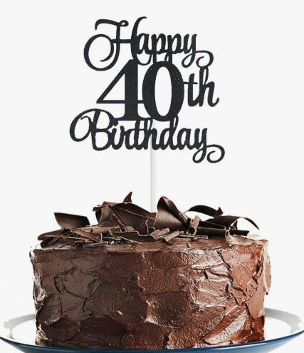 Happy Birthday Cake Topper