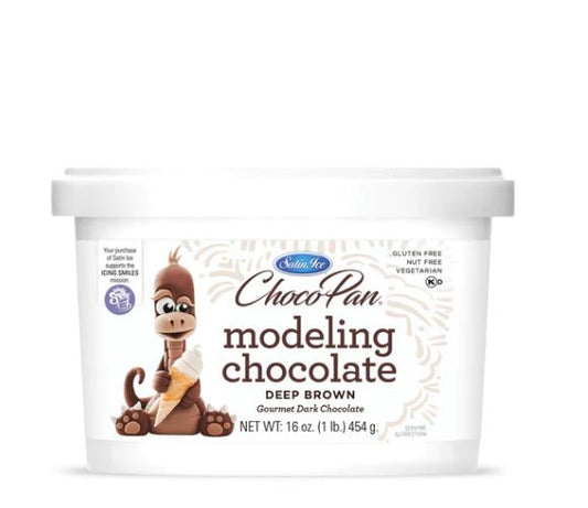 Satin Ice Deep Brown Modeling Chocolate - 1lb.