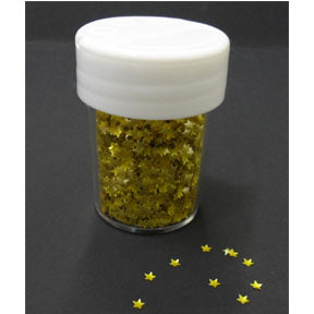 Gold Stars Glitter w/Shaker Cap