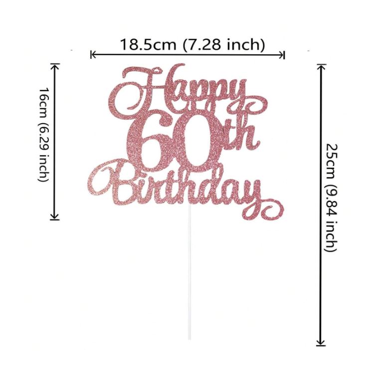 Happy Birthday Cake Topper