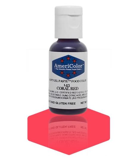 Coral Red Soft Gel Paste