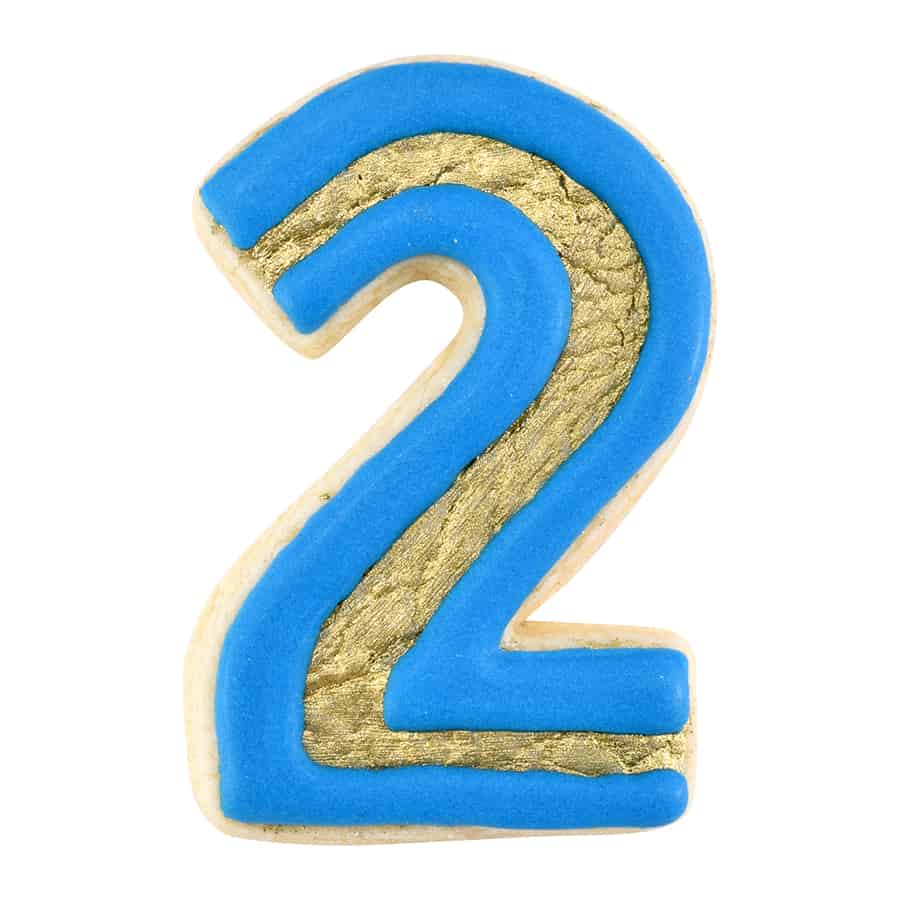 Number 2 Cookie Cutter