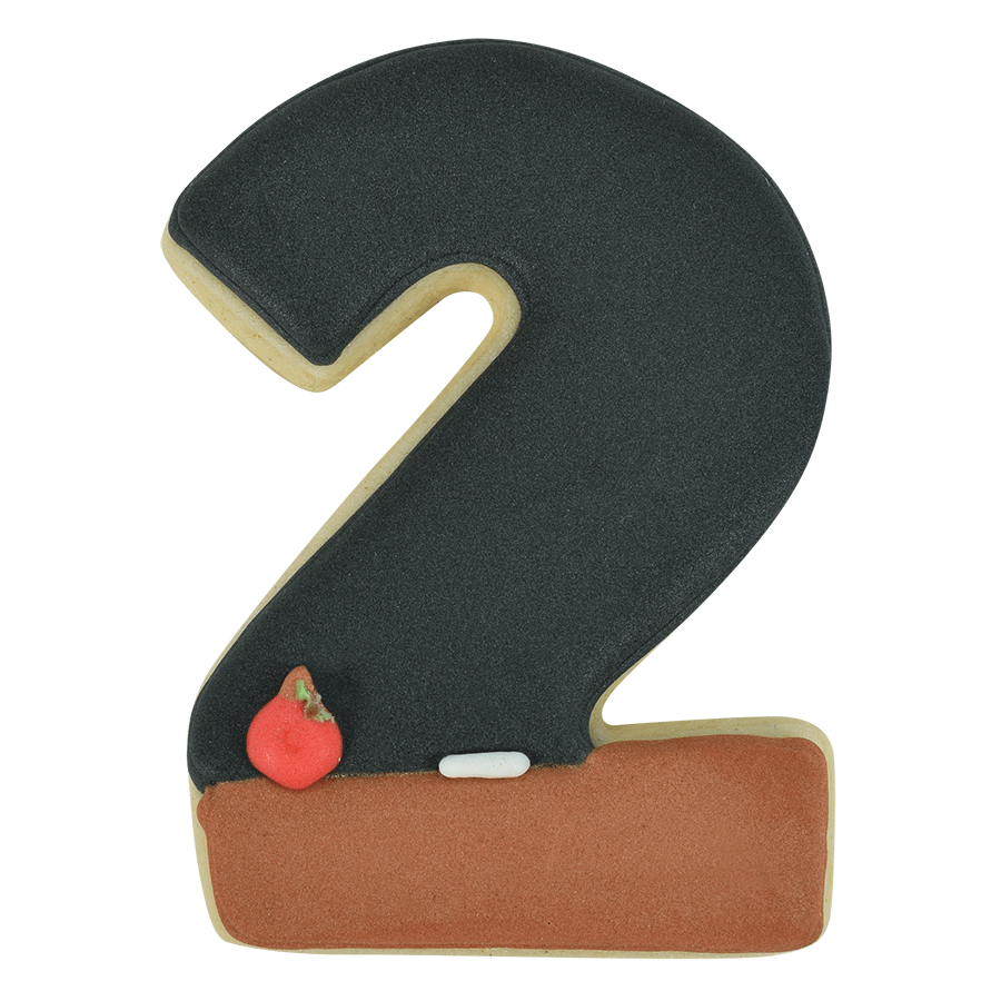 Number 2 Cookie Cutter