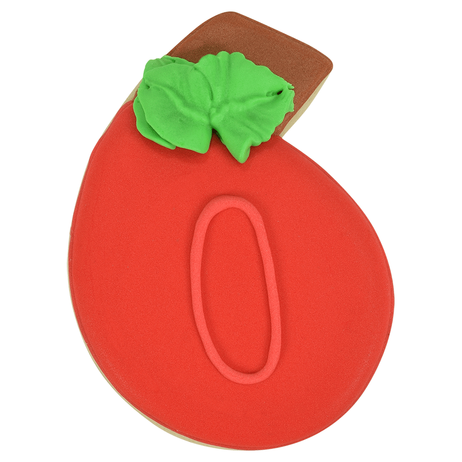 Number 6 Cookie Cutter