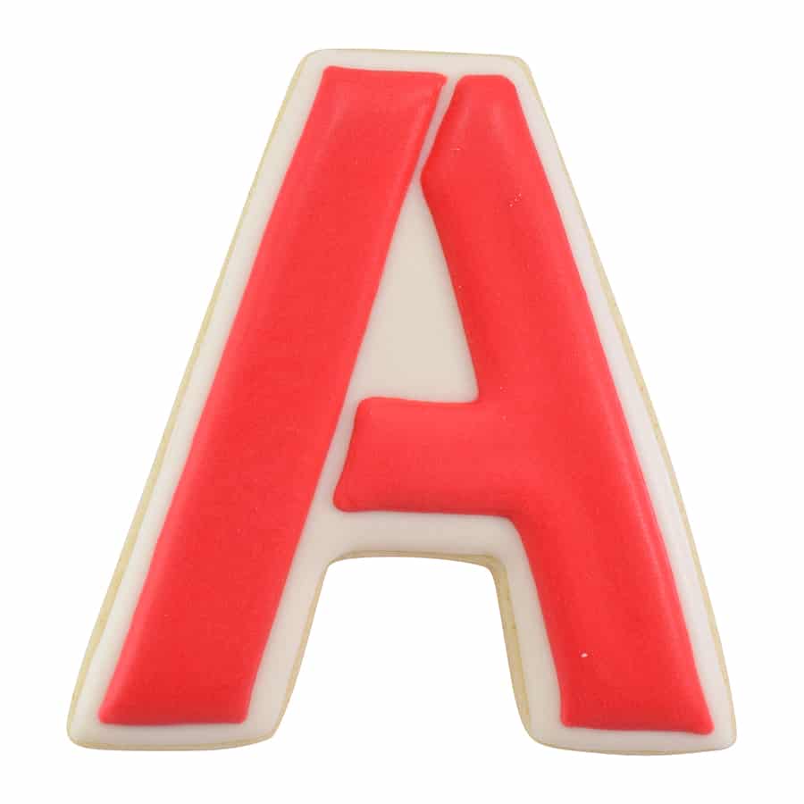 Letter A Cookie Cutter