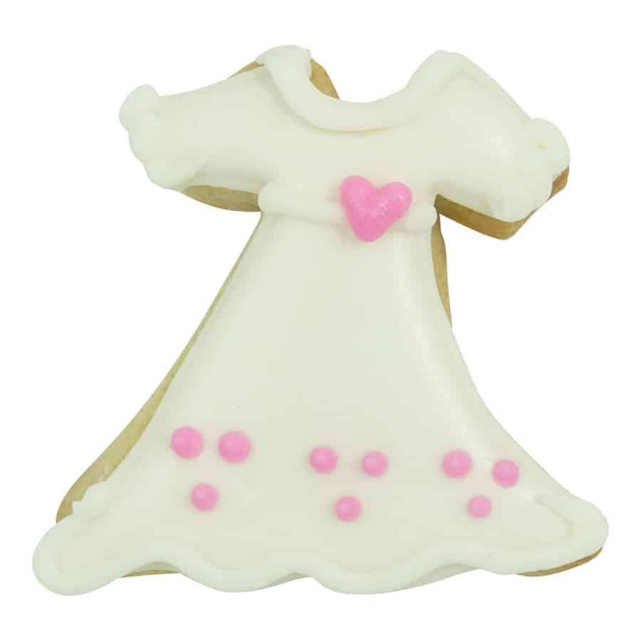 Dress cookie cutter