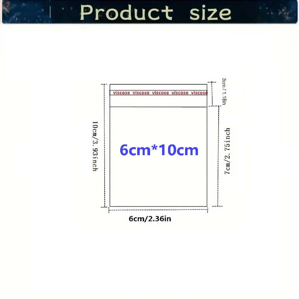 Treat Bag with Self Adhesive (2.36" x 3.93")