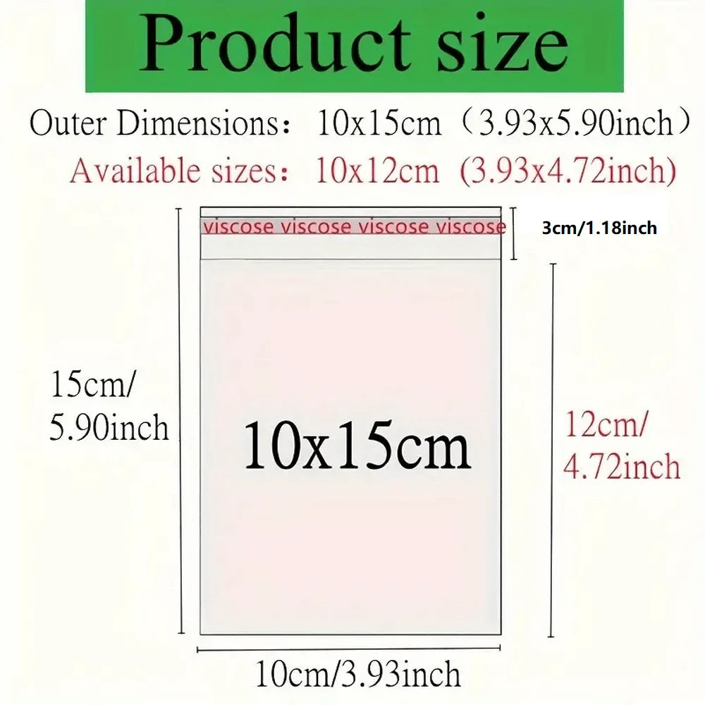 Treat Bag with Self Adhesive (5.51" x 7.87)