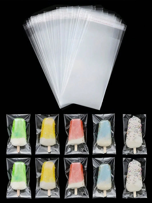 Treat Bag with Self-Adhesive 100 Pack