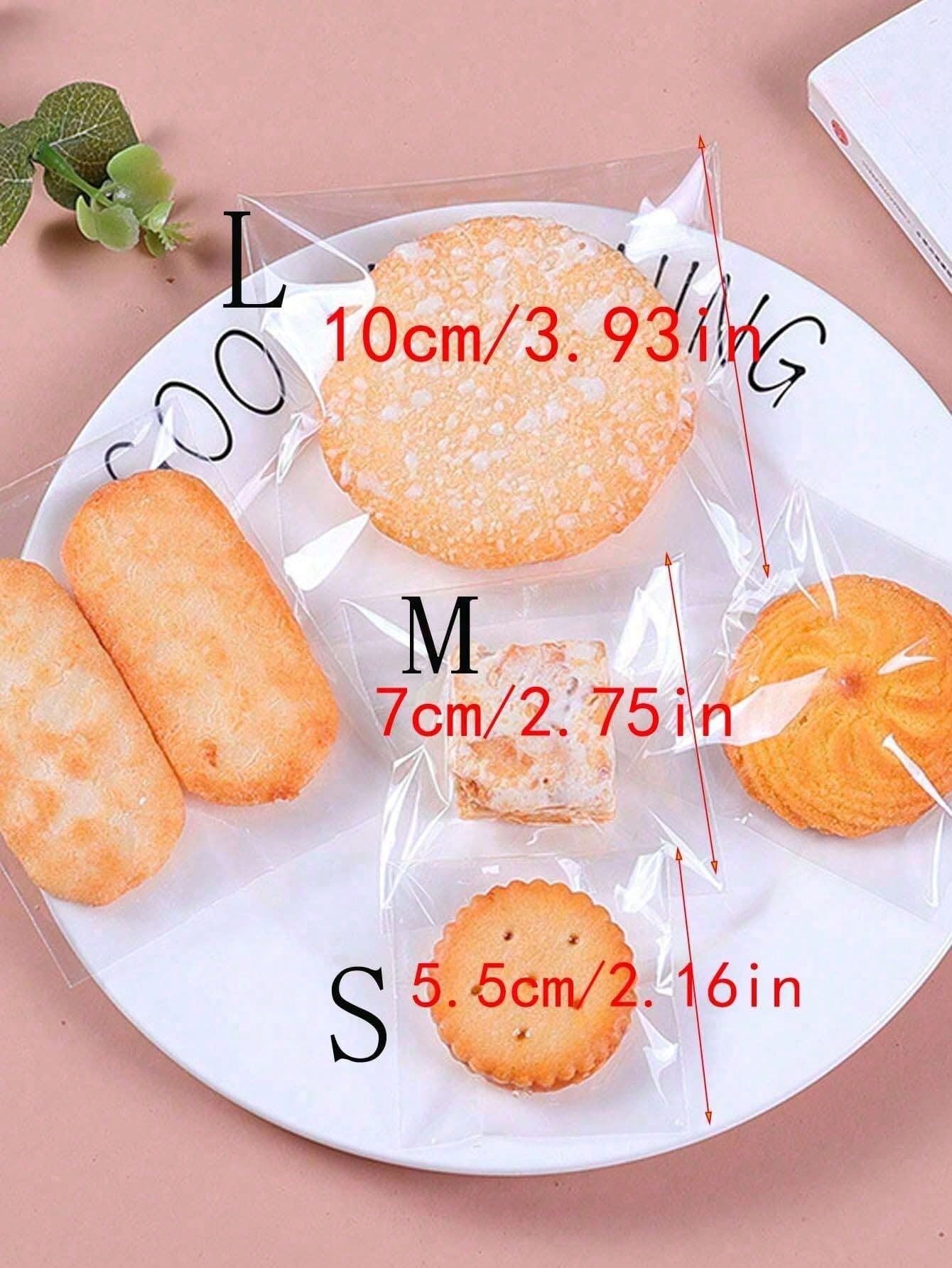 100pcs Treat Bag with Self-Sealing