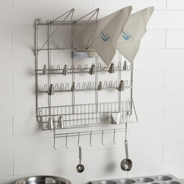 Ateco Stainless Steel Pastry Bag and Tip Drying Rack
