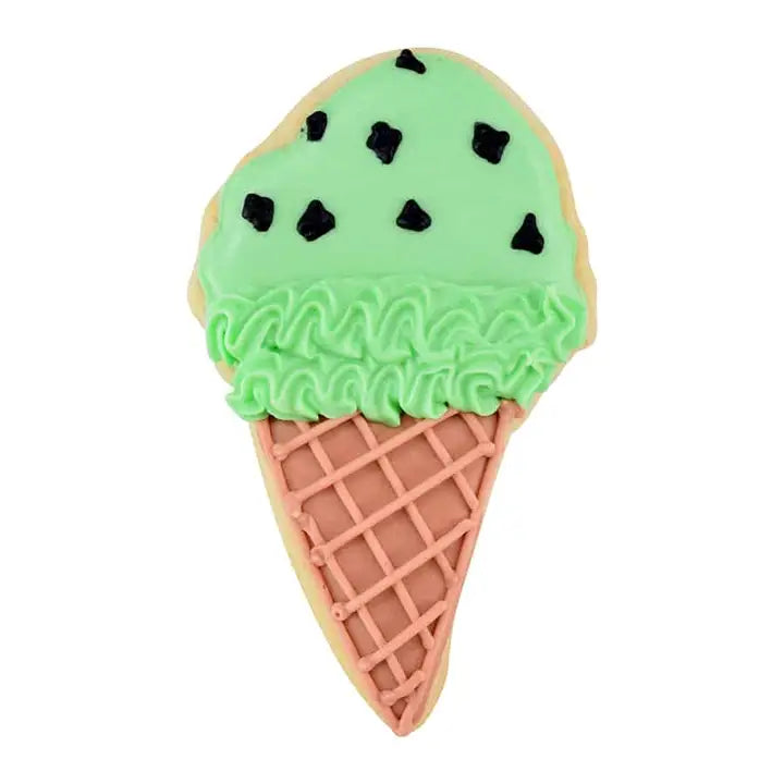 Ice Cream Cone Cookie Cutter (4")
