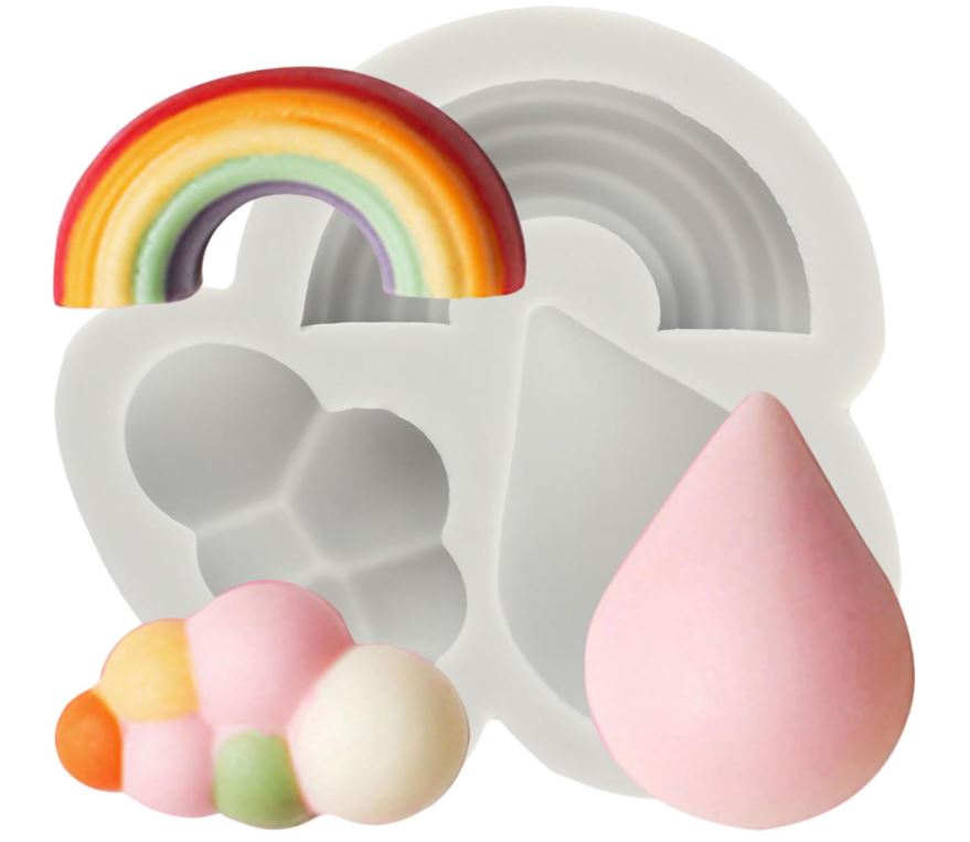 Rainbow Cloud Silicone Molds