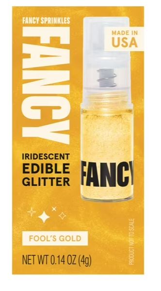 Fancy Sprinkles Fool's Gold Fancy Edible Glitter Dusting Pump