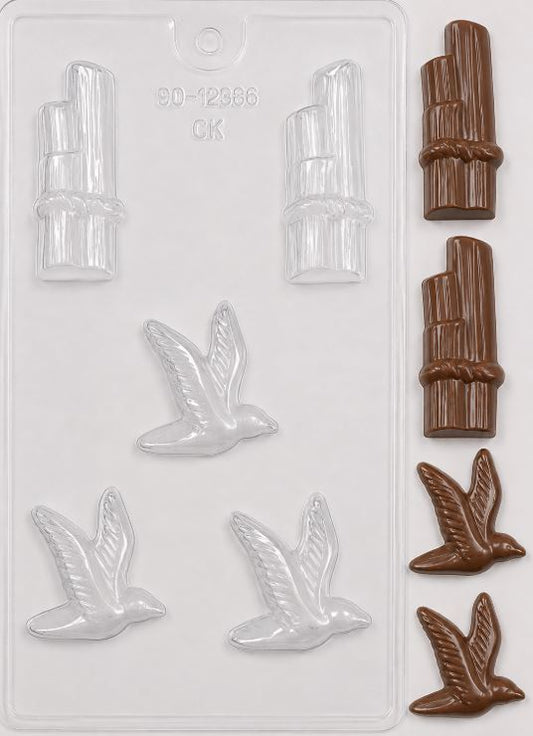Seagull & Piling Chocolate Candy Mold