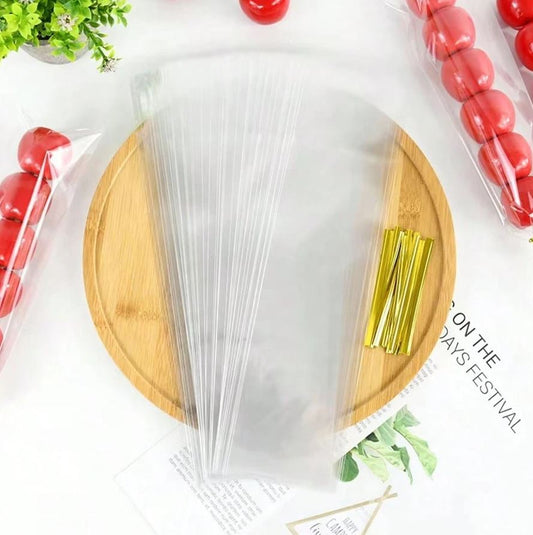 Clear Long Cellophane Bags