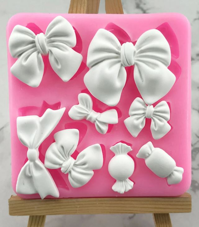 1pc Bow Design Silicone Mold