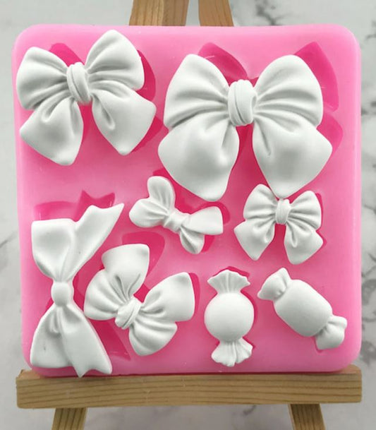 1pc Bow Design Silicone Mold