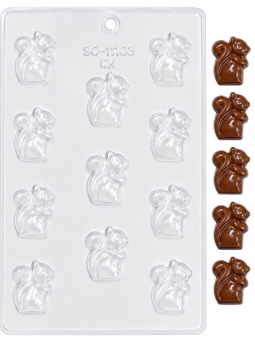 Squirrel Chocolate Mold