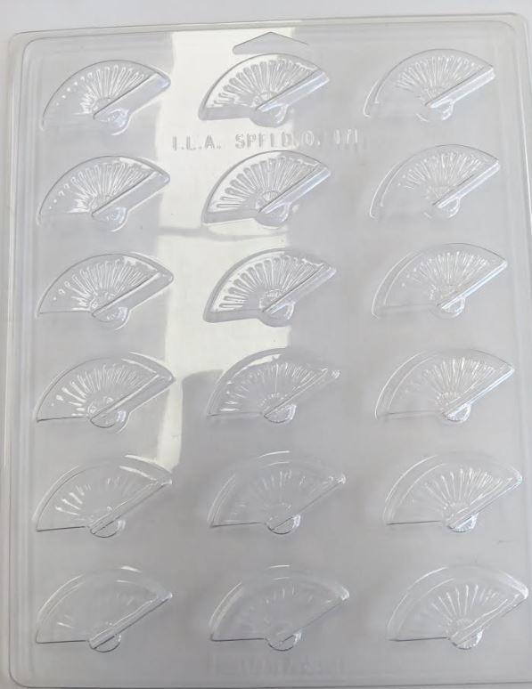 Mini Fan Chocolate Mold