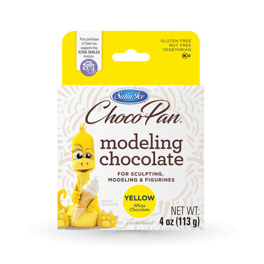 Satin Ice Yellow Modeling Chocolate - 4 oz Box