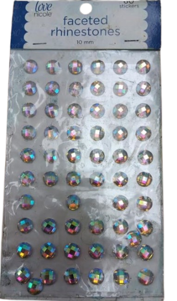 Rainbow Faceted Rhinestone