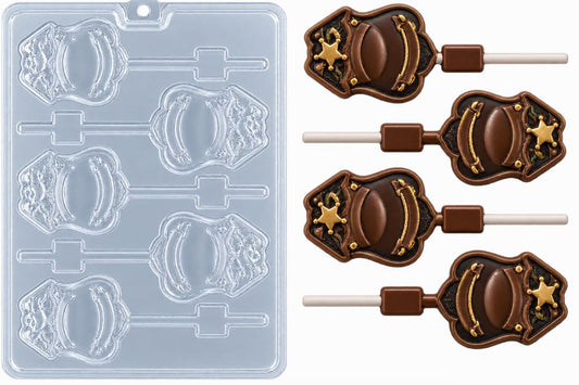 POLICE BADGE LOLLY