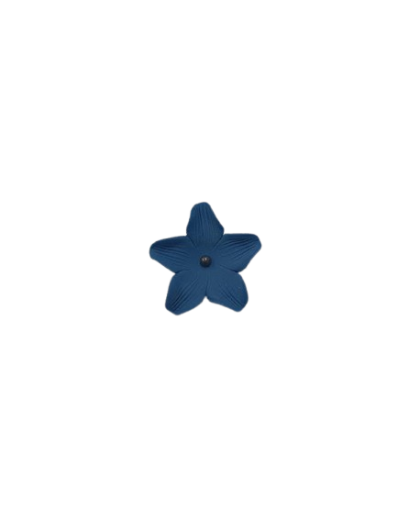 1.5" Charming Blossom - Navy Blue