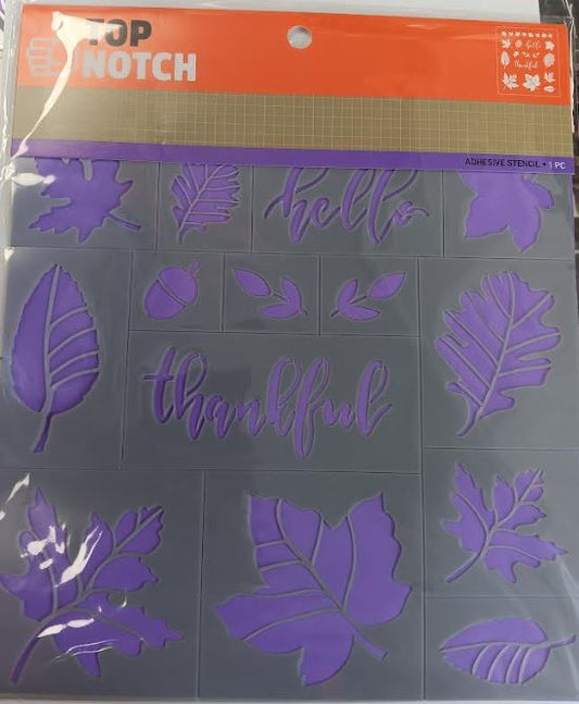 Fall Stencil