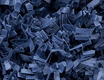 Navy Blue Paper Shred for Packaging Gift Box or Basket Filler