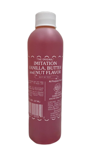 Superior Vanilla, Butter and Nut Flavoring
