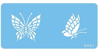 Butterflies Two Stencil