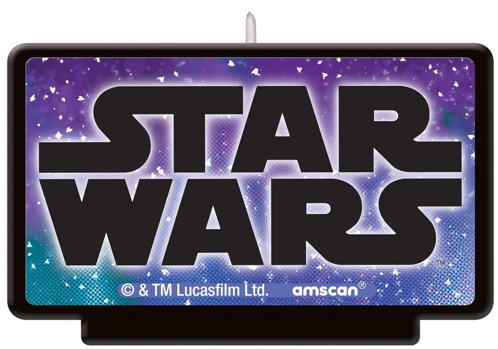 Multicolor Star Wars Galaxy of Adventures Birthday Candle