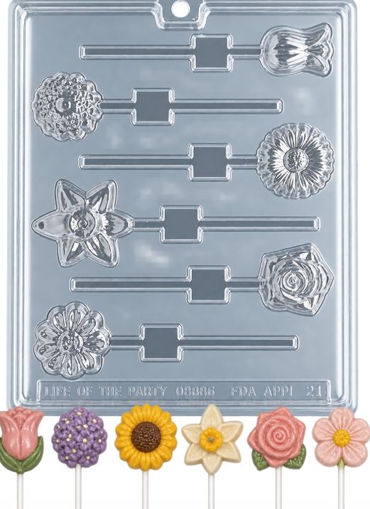 ASSORTED FLOWERS LOLLY