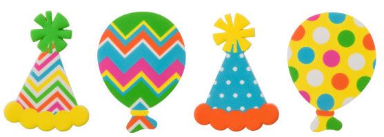 Bright Celebration Sayings Gum Paste