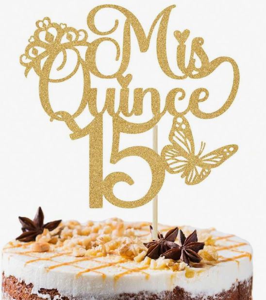 Feliz 15 Años Cake Topper