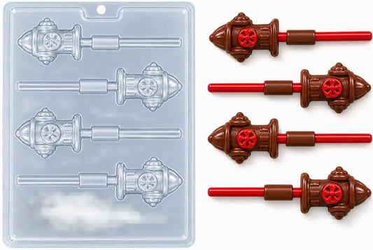 2" Fire Plug Lolly Mold