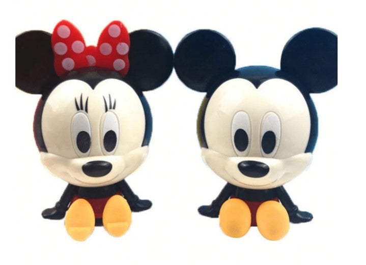 2 Pieces Of Mickey And Minnie Cake Decoration