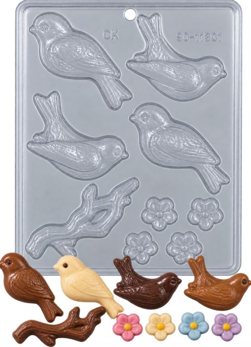 Bird and Flower Mold