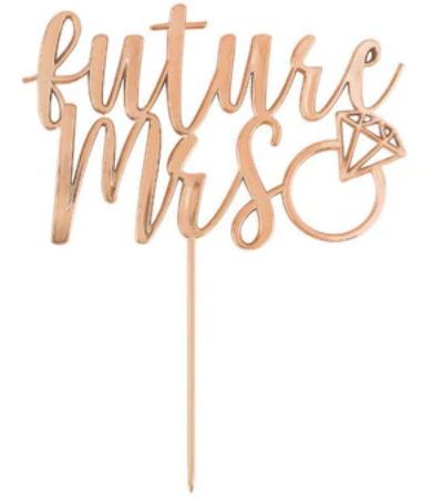 Future Mrs Cake Topper