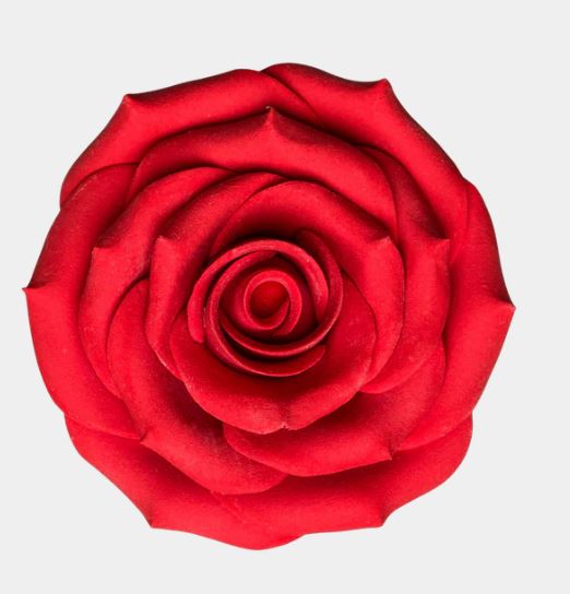 2.5" Sugar Rose - Red