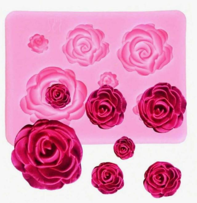 Rose Flower Silicone Candy Mold