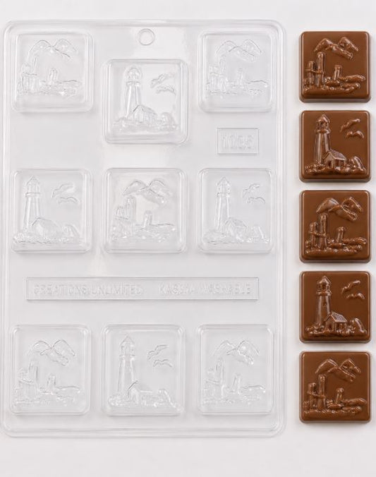 Seaside Lighthouse Chocolate Mold Set