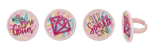 Get Your Sparkle On Cupcake Rings