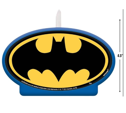 Batman Heroes Unite Birthday Candle
