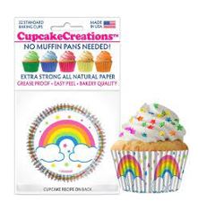 Rainbows Baking Cups