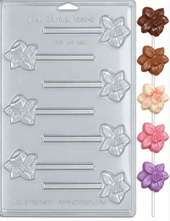 Flower Lolly Mold