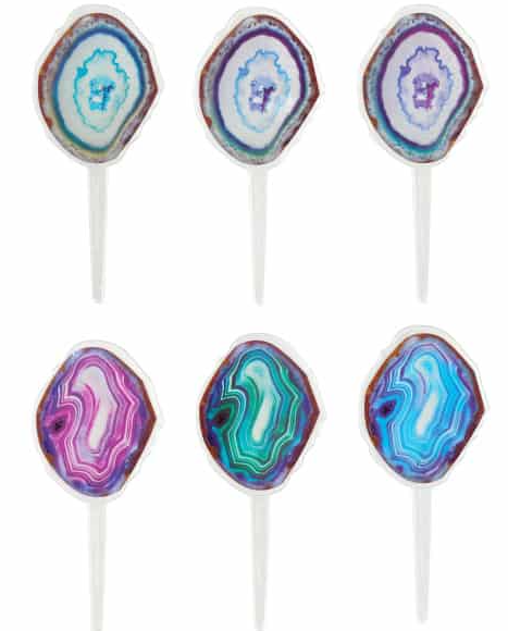 Agate Cupcake Pick