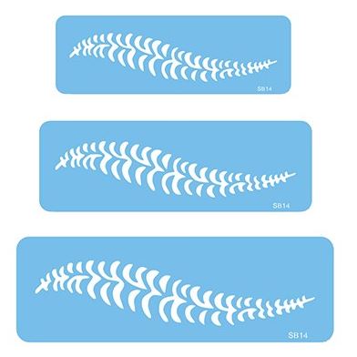 Fern Border Set of 3
