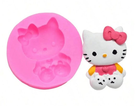 1pc Sanrio Hello Kitty Cartoon Silicone Mold